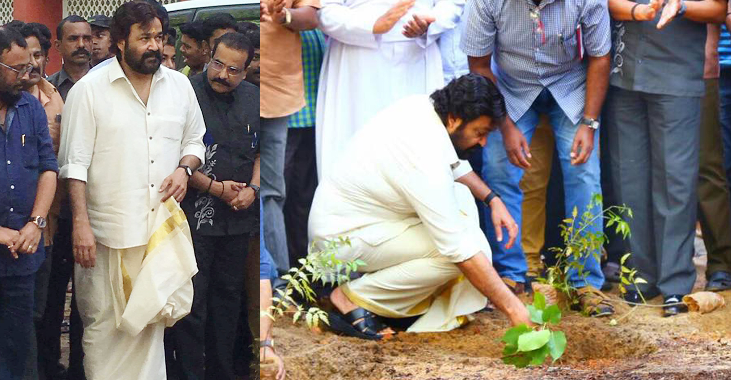 Mohanlal ,actor mohanlal , Mohanlal inaugurated planting a sapling , mohanlal class look , mohanlal laljose movie photos ,mohanlal latest photos ,mohanlal new photos