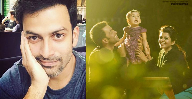 Prithviraj is nervous about his daughter’s first day at school