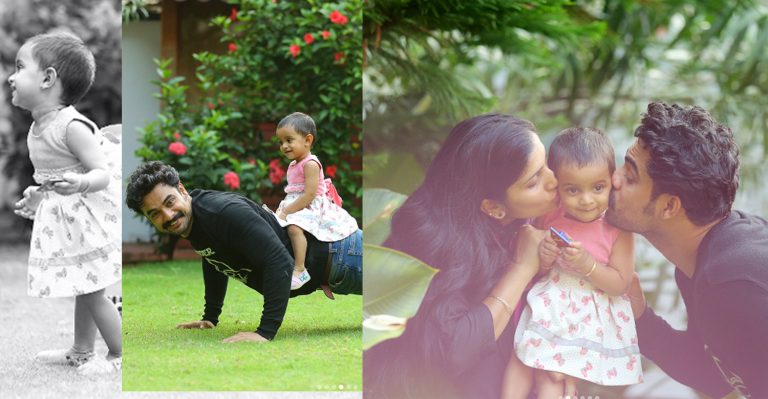 Here are some adorable pictures from Tovino Thomas’ latest  photoshoot with family