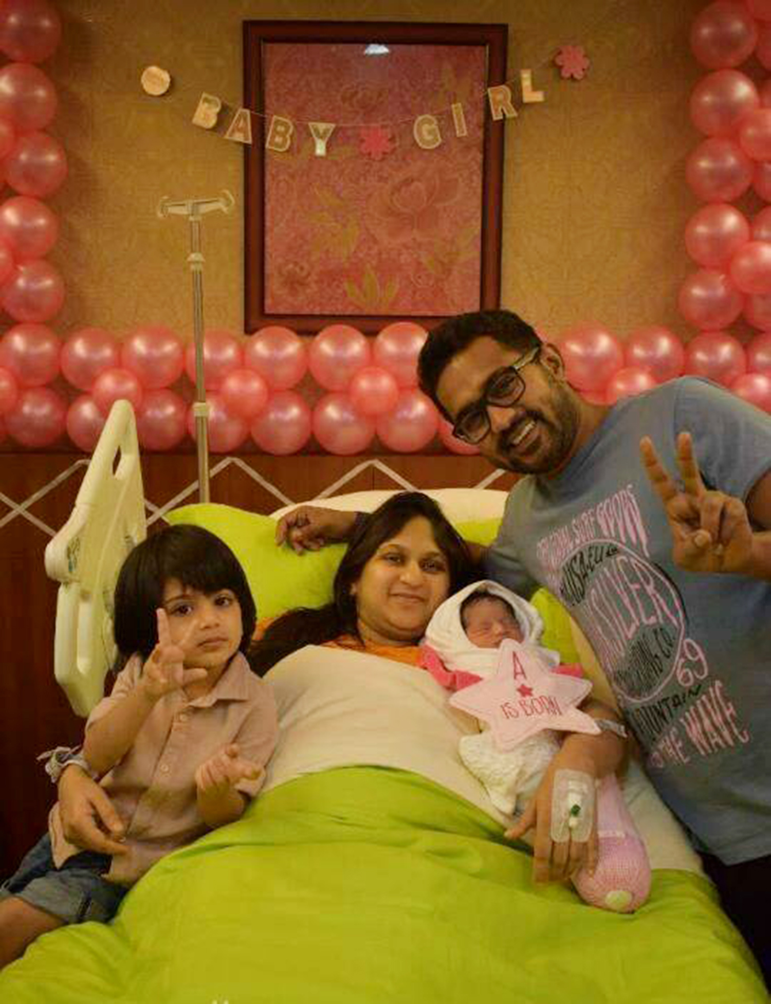Here s Asif Ali s New Born Baby Girl 