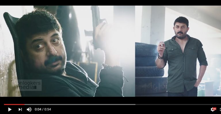 Arvind Swamy looks ravishing in this interesting teaser of Sathuranga Vettai 2!