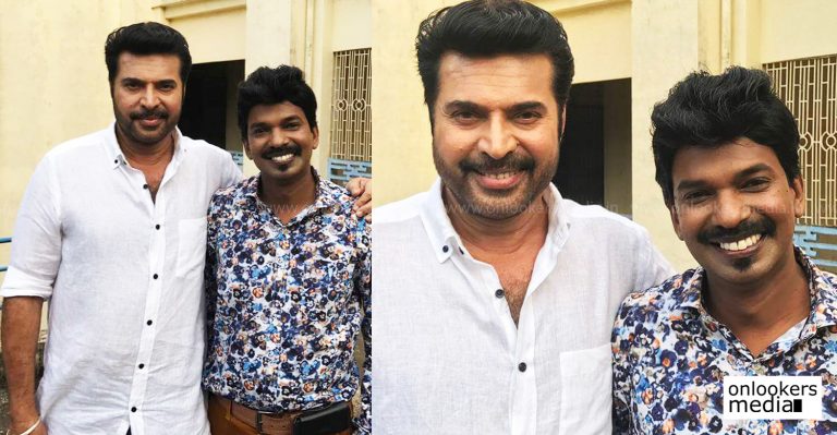 Santhosh Pandit shares his photos with Mammootty from the sets of Masterpiece