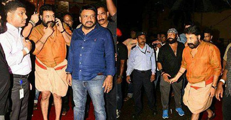 Mohanlal makes a stunning entry at stunt union golden jubilee function!
