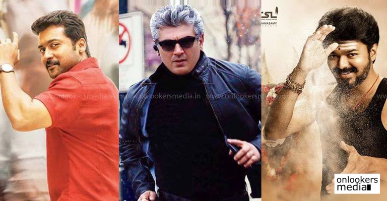 High hopes on Vijay, Ajith and Suriya to turn things around after a dull first half of 2017