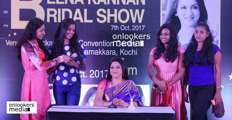 Beena Kannan’s Bridal Show 2017 on October 7th in Kochi