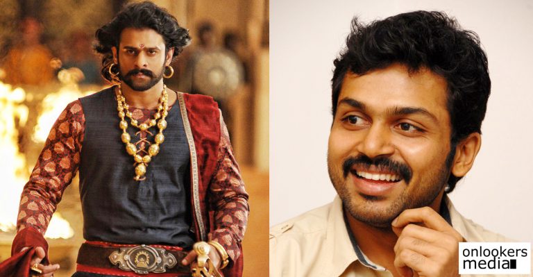Prabhas donated Rs 75 lakhs for farmers in Tamil Nadu: Karthi
