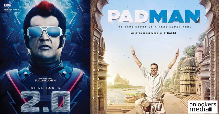 2.0 release postponed; Akshay Kumar’s Padman likely to release in January!