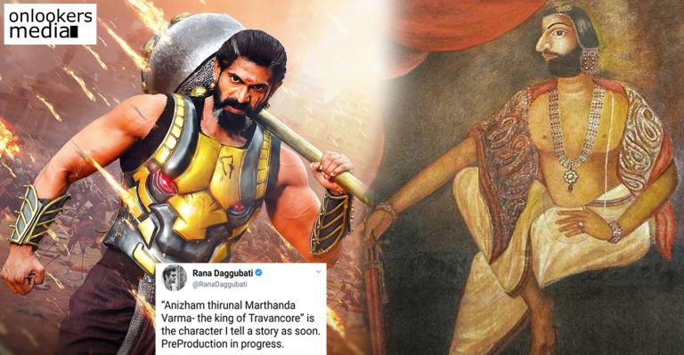 Rana Daggubati is Anizham Thirunal Marthanda Varma in K Madhu’s mega budget movie!