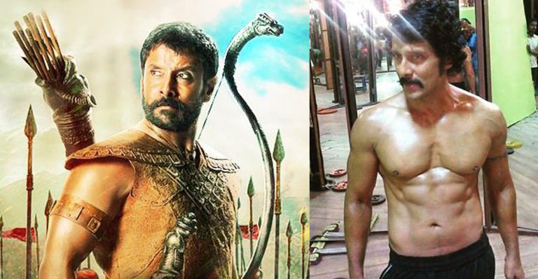 Vikram starts working out for his 300 crore project Mahavir Karna!