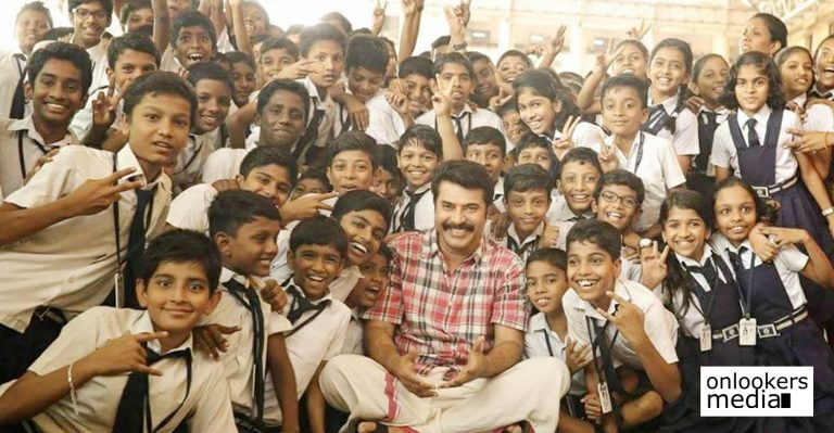 Here’s Mammootty from the sets of Abrahaminte Santhathikal