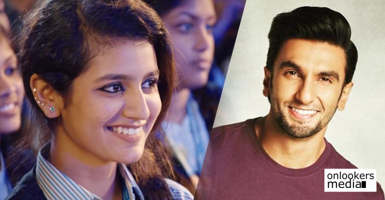 Priya Varrier approached for Ranveer Singh’s Simmba?